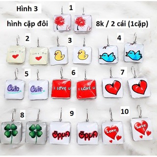 Mặt dây cặp đôi 4k / cái ( 1gói = 2 cái )