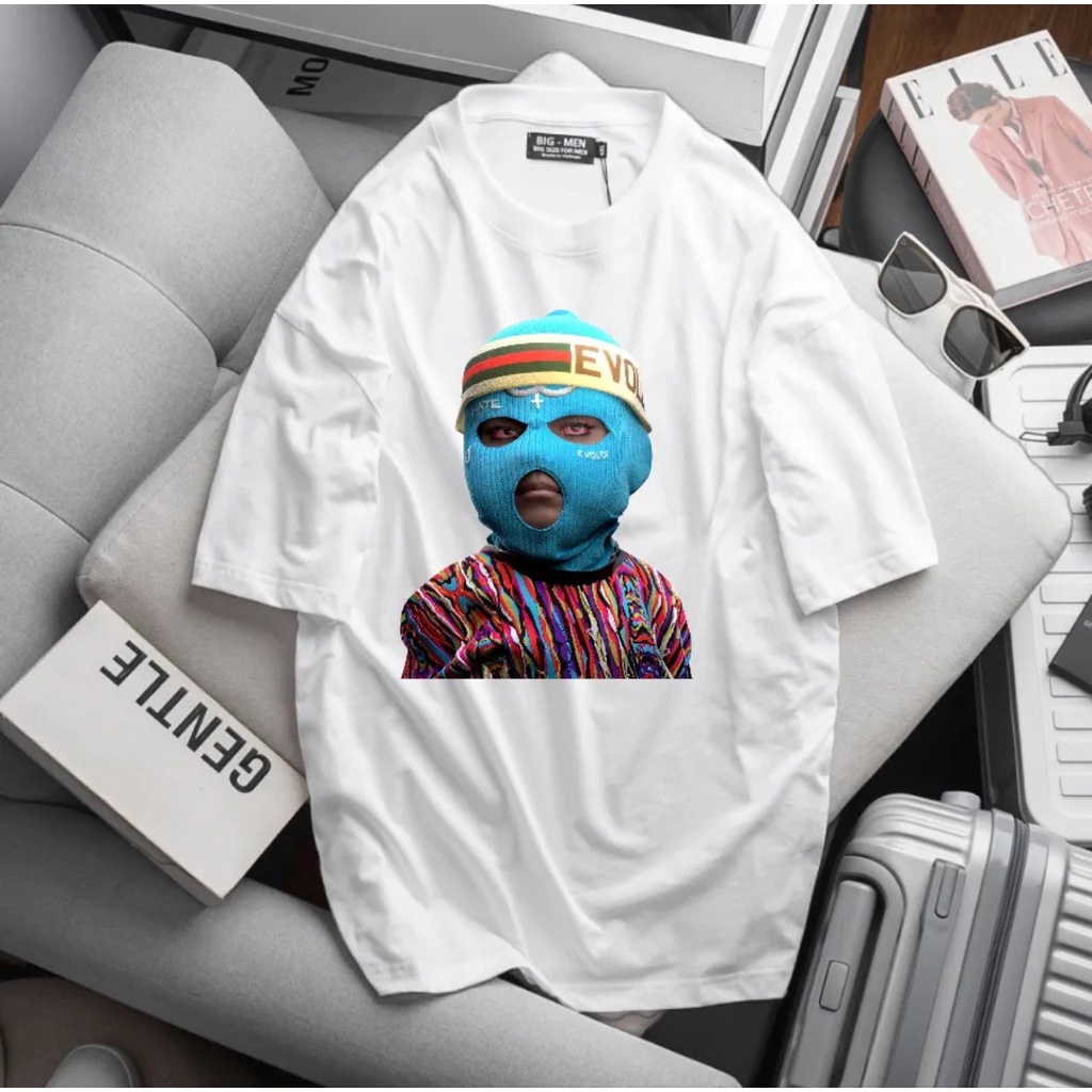 Áo thun nam tay ngắn form unisex chất cotton mỏng bigsize từ 70 - 130kg - hình tượng