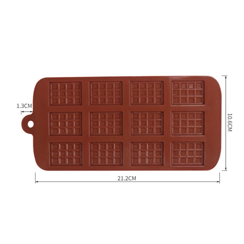 Khuôn Silicone Làm Bánh 12 Ô Tiện Lợi