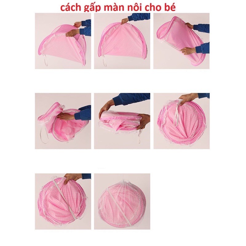 MÀN NGỦ CHỐNG MUỖI CAO CẤP CHO BÉ CHÍNH HÃNG MẪU MỚI