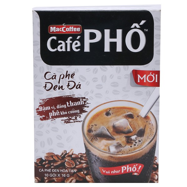 Cafe phố đen đá ( hộp 10 gói x 16g)