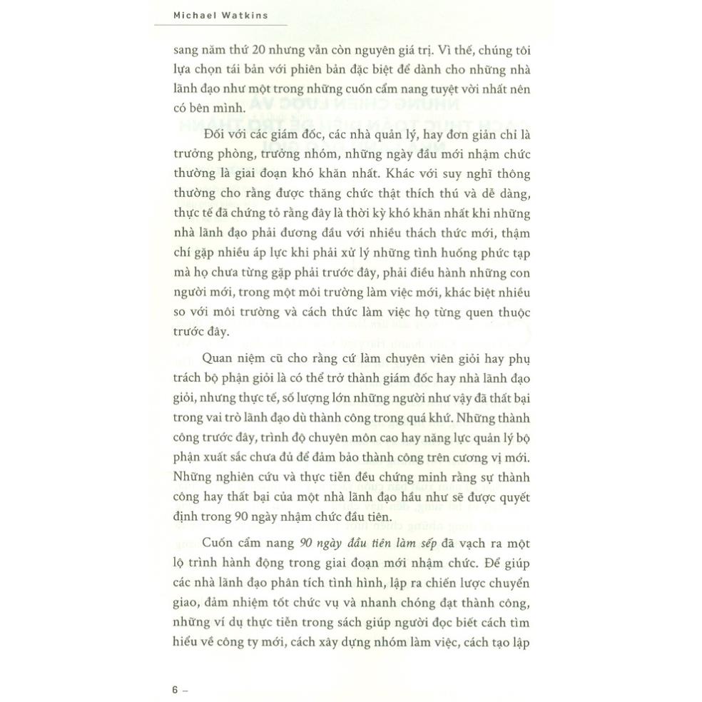 Sách - 90 Ngày Đầu Tiên Làm Sếp  - AlphaBooks