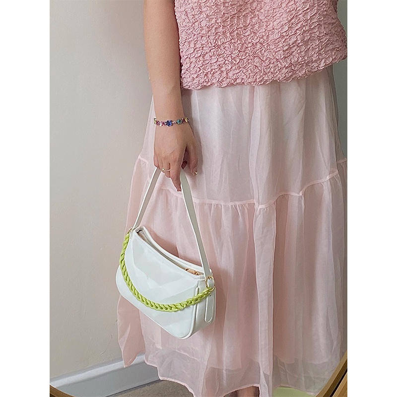 Túi đeo vai IELGY phối chuỗi xích thời trang dành cho nữ