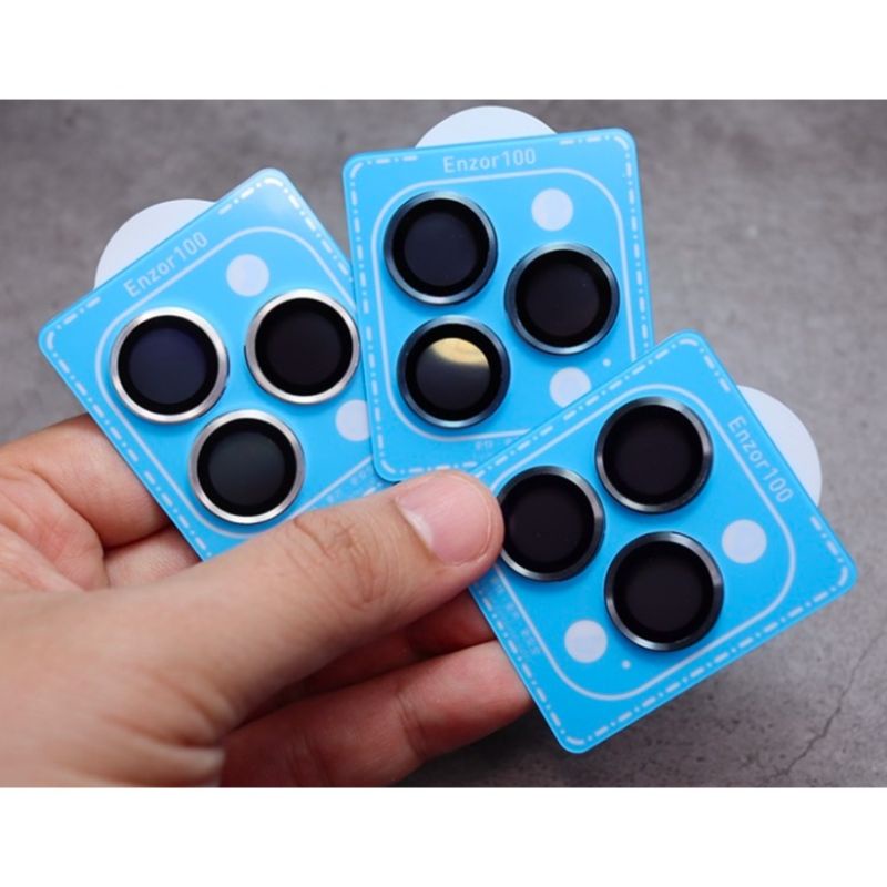 Bộ 3 dán mắt camera Kuzoom cho iPhone 14 pro max,14 plus,14 pro,14,13 Mini, 13, 13 Pro, 13 Pro max bảo vệ camera.