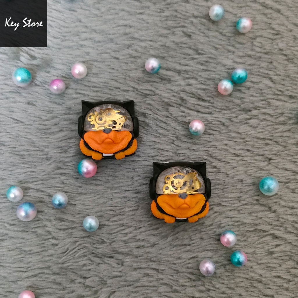 Nút bàn phím cơ artisan keycap sirius cam kính steampunk