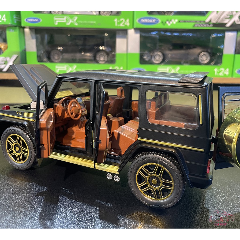 Mô hình xe hợp kim Mercedes-Benz G63 G-Klessa tỉ lệ 1:24 màu đen