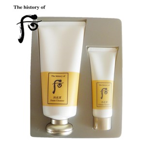 Bộ sữa rửa mặt Whoo vàng Facial Foam Cleanser Special Set (2sp)