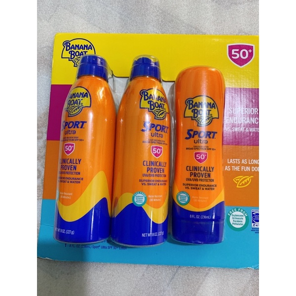 kem chống nắng banana boat 227g của Mỹ