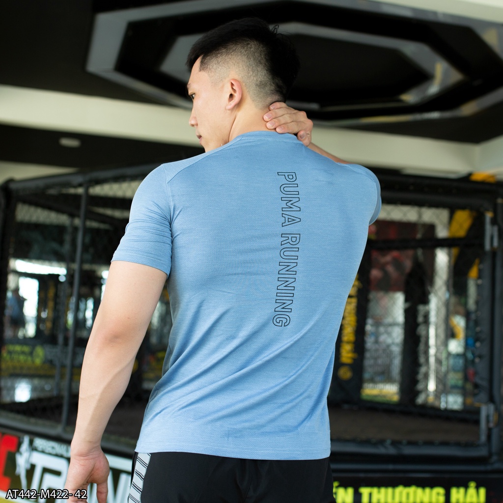 ÁO THUN THỂ THAO PU.MA  AT442 - THỜI TRANG NAM VNXK