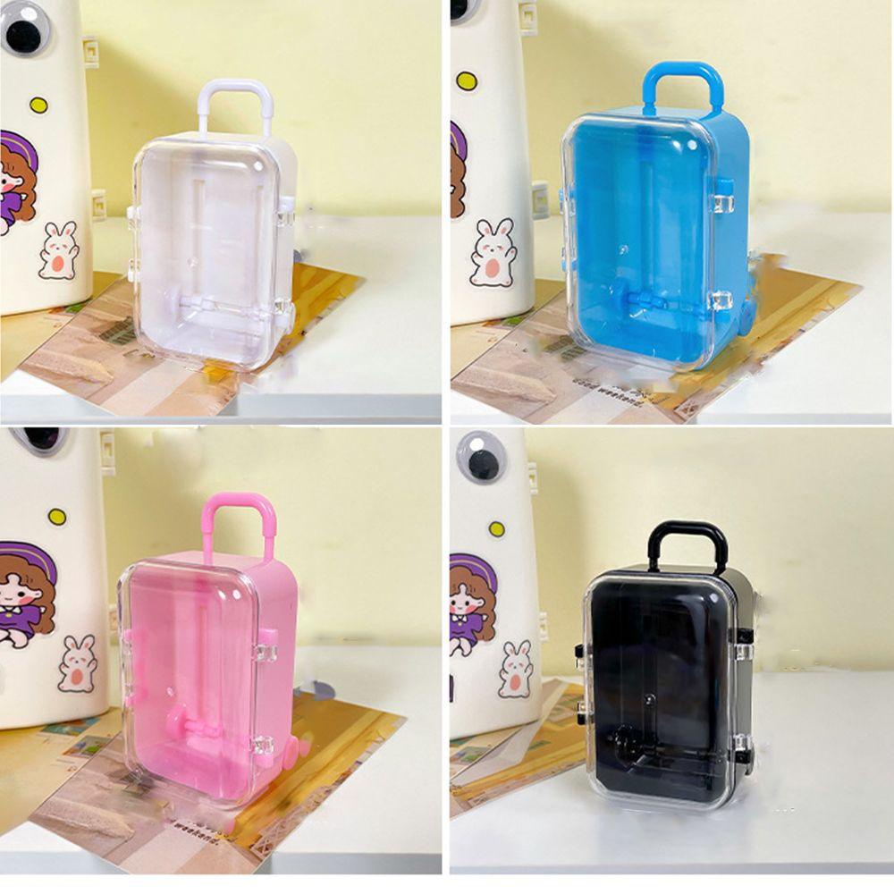 Hộp Đựng Kẹo/Trang Sức/Lông Mi Mini Trong Suốt Dạng Kéo Sáng Tạo