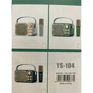 loa karaoke bluetooth ys-106, YS-104