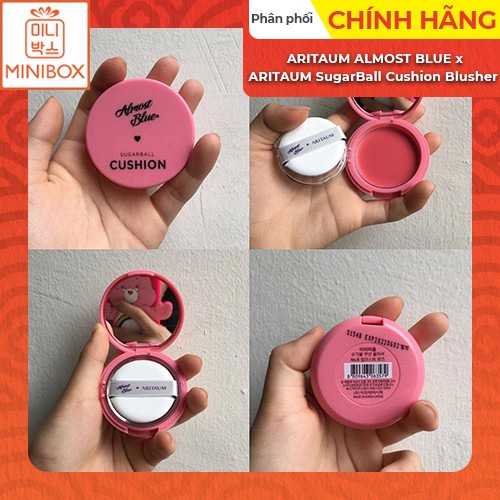 Phấn má hồng Aritaum ALMOSTBLUE X ARITAUM SUGARBALL CUSHION MÀU #06