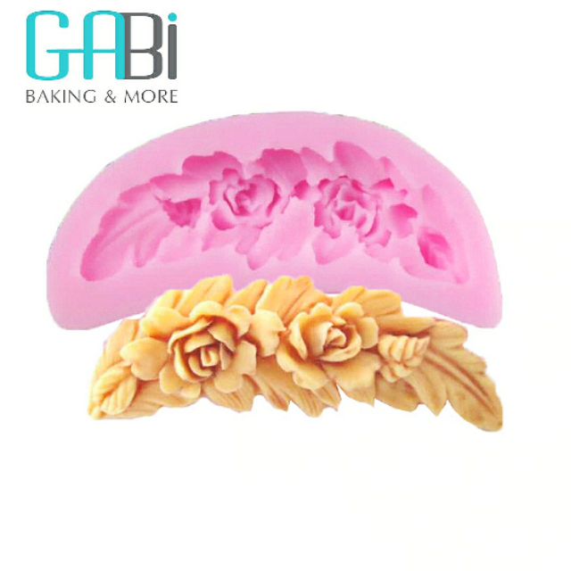 Khuôn fondant silicon hình hoa dây