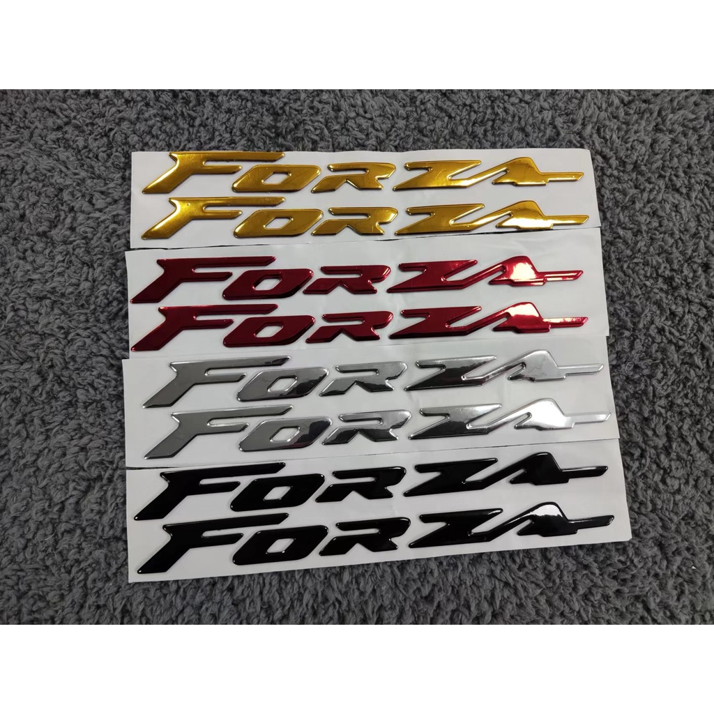 Biểu tượng Honda Forza cho 150 250 300 350 750 Biểu tượng xe máy 3D PVC mềm