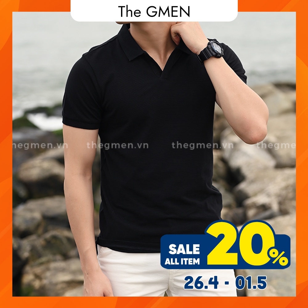 Áo Polo nam The GMEN Cool Polo  form dáng ôm body, vải siêu co giãn, giá tốt