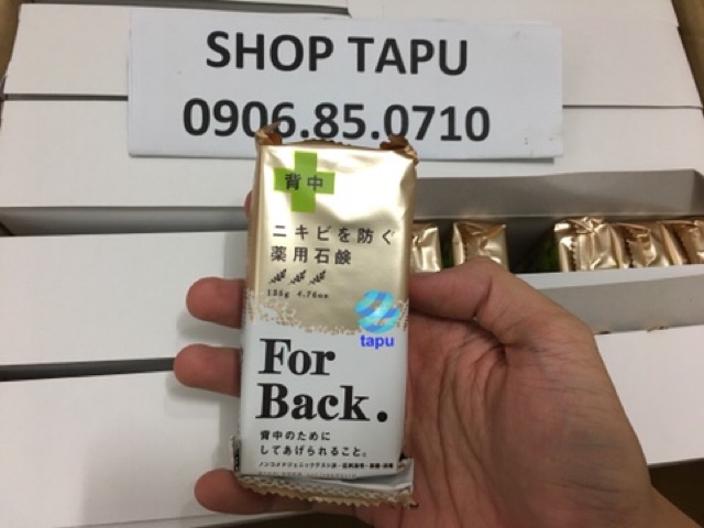 {Chính hãng - Thùng nguyên} Xà phòng xóa mụn lưng For back Pelican 130g Nhật Bản | BigBuy360 - bigbuy360.vn