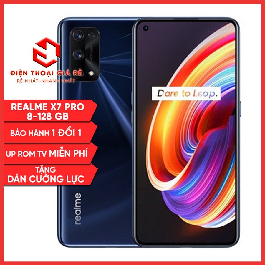 Điện Thoại Giá Rẻ Realme X7 Pro - RAM 8-128GB - [Điện thoai Giá rẻ, Bảo hành 1 đổi 1 - Tặng cường lực]