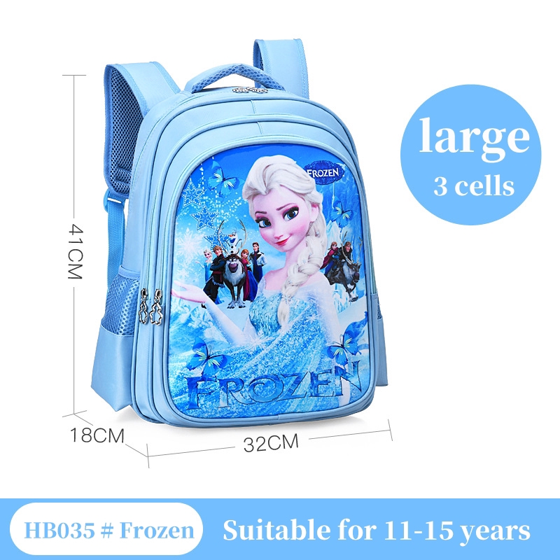 Mới Ba Lô Đi Học Trọng Lượng Nhẹ Chống Thấm Nước Họa Tiết Hoạt Hình Frozen 2 Cho Bé Lớp 1-3 - 6