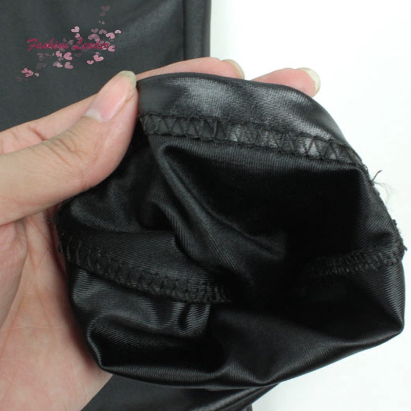 FREESHIP ĐƠN 99K_ Quần legging da PU phối dây khóa kéo thời trang cho nữ