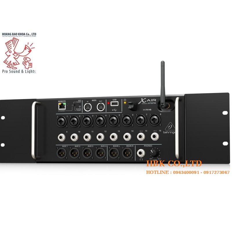 Bộ trộn Âm Thanh Behringer Xr16 - Mixer Behringer X Air XR16 16-Input Digital