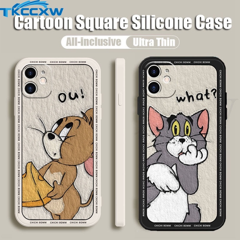 Ốp Điện Thoại Silicon Mềm Chống Sốc Họa Tiết Hoạt Hình Cho iPhone 11 Pro MAX XS MAX XR X SE 2020 SE2