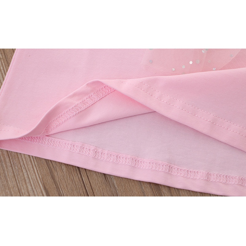 Áo Thun Mỏng Cổ Tròn Ngắn Tay Thời Trang Mùa Hè Hàn Quốc Dành Cho Bé Gái 2022