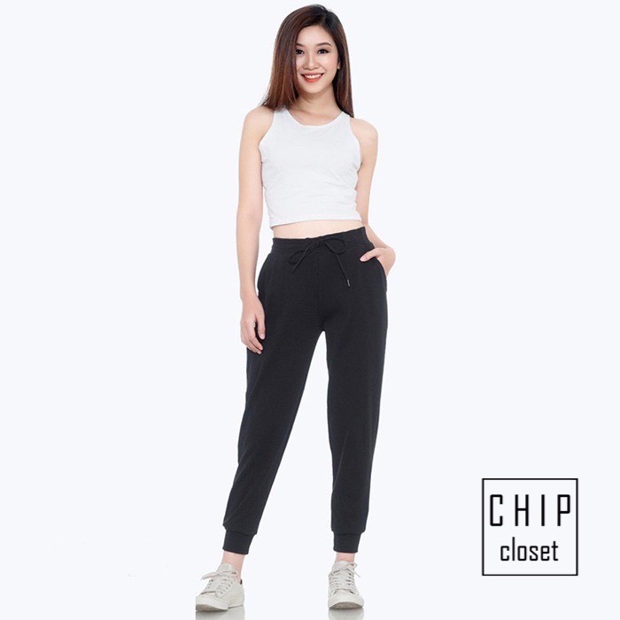 Quần Jogger Nữ Bo Gấu, Quần Nỉ Bông Thu Đông Chất Tăm Không Xù Cực Đẹp Mặc Nhà Đi Chơi - QN002