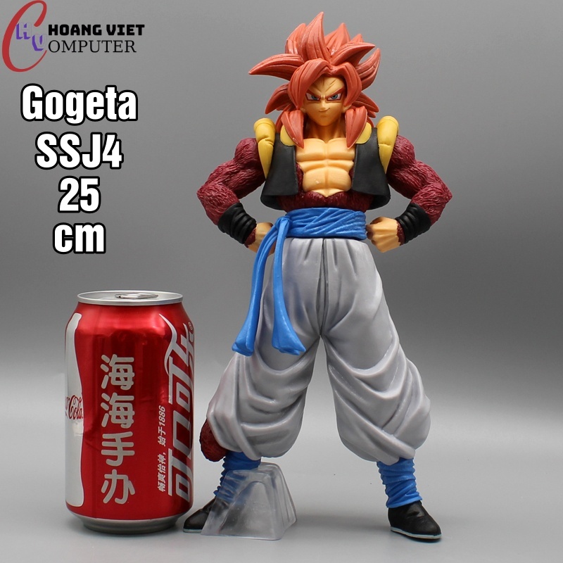 Bộ 3 mô hình Vegeta - Gogeta - Goku SSJ4 siêu nét cao 25cm - Siêu phẩm mới Dragon Ball
