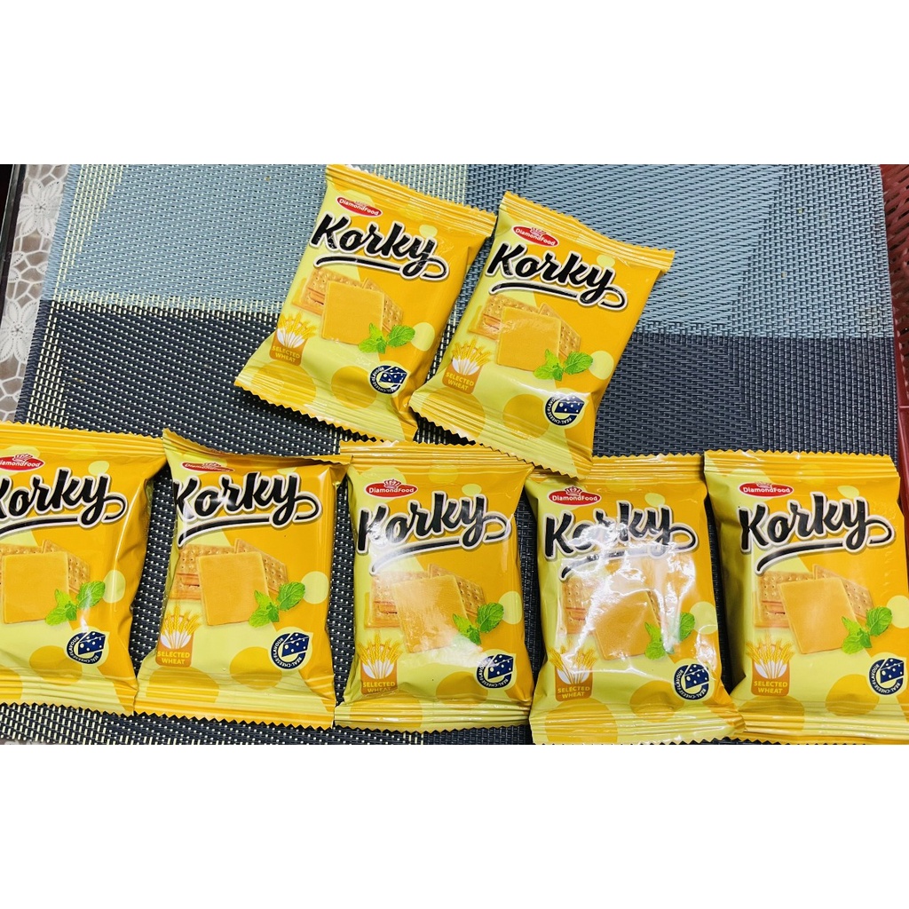 Bánh quy phủ phô mai korky