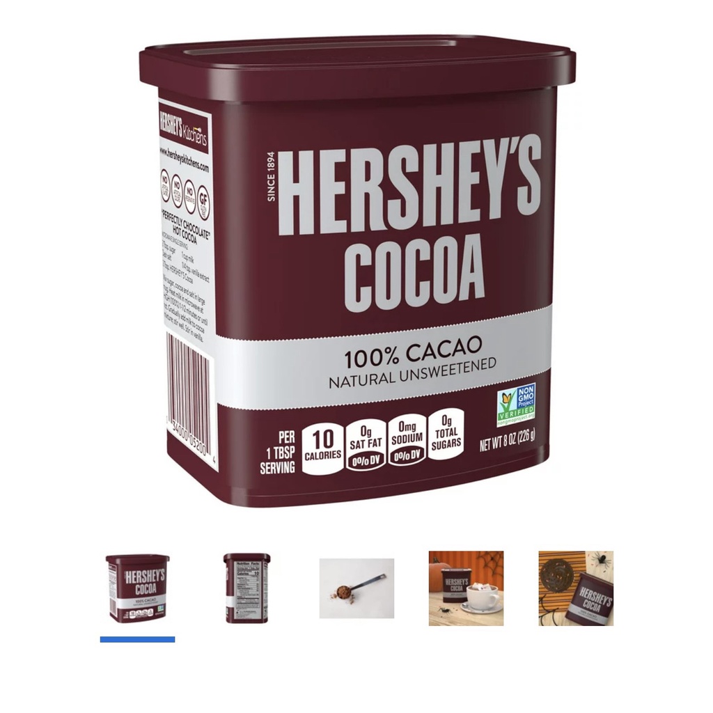 Hershey's Đặc biệt Chocolate Đen 100% Cacao không đường