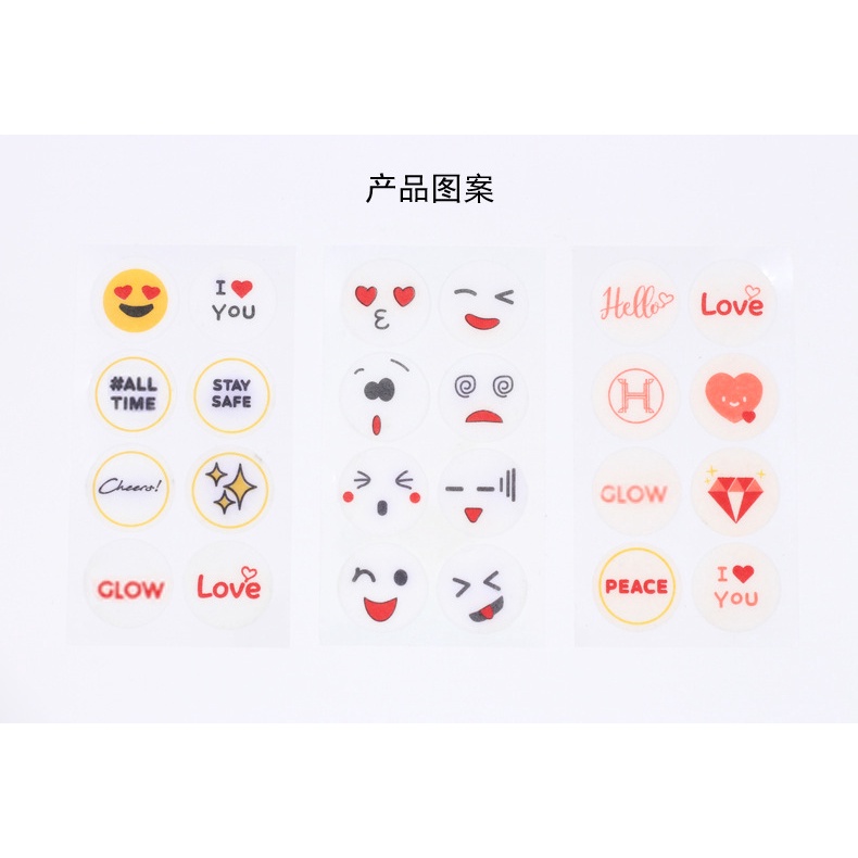 Set 32 miếng dán làm thơm khẩu trang, khử mửi khẩu trang, miếng dán