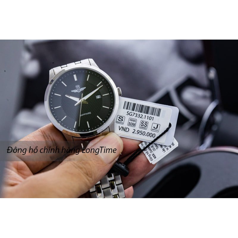 Đồng hồ nam SR WATCH Classic SG7332.1101 mặt kính Sapphire chống nước chống trầy sa