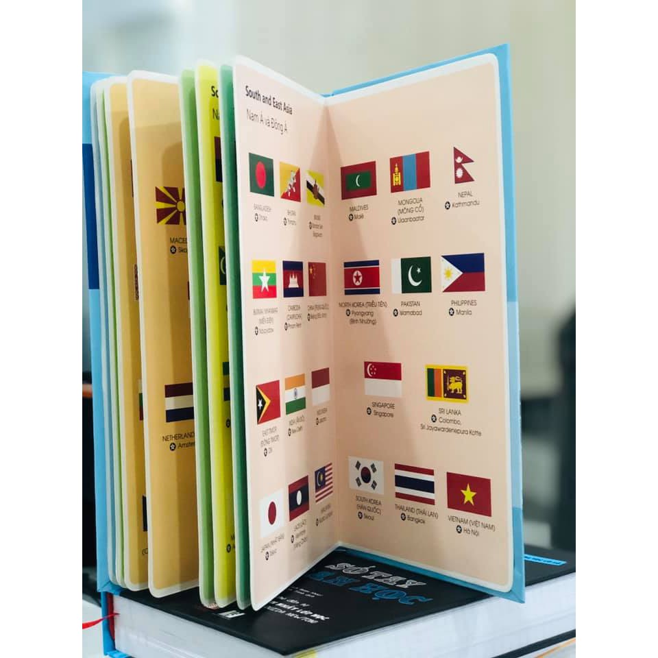 Sách Country Flags Of The World Á Châu Books Quốc kỳ các nước