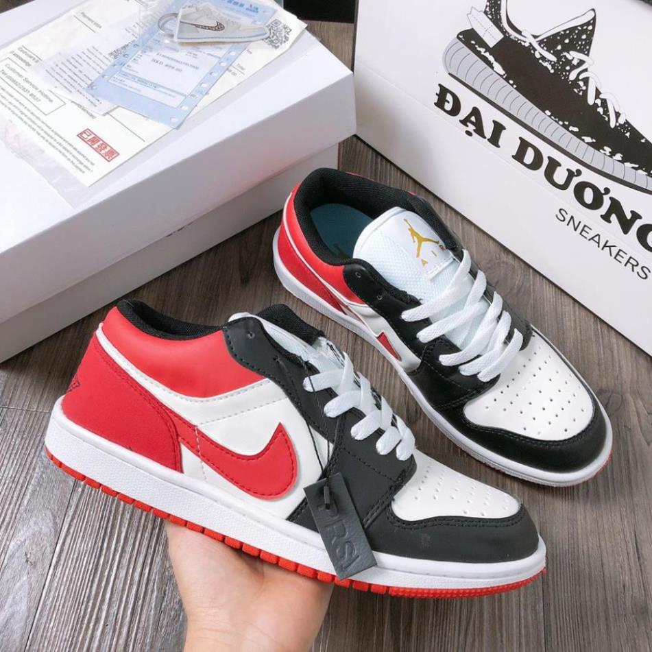 Giày Jordan 1 Low Paris Trắng Xám, JD1 Low Paris Cổ Thấp Gót Xanh Thời Trang Full Box Bill | BigBuy360 - bigbuy360.vn