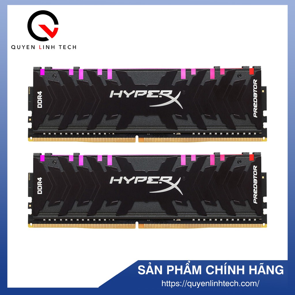 RAM Kingston HyperX Predator 16GB (2x8GB) DDR4 3200MHz RGB - Bảo hành chính hãng 3 năm