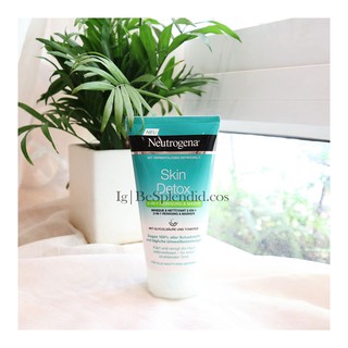 NEUTROGENA - Sữa rửa mặt kiêm Mặt nạ thải độc Skin Detox Clarifying Clay Wash Mask