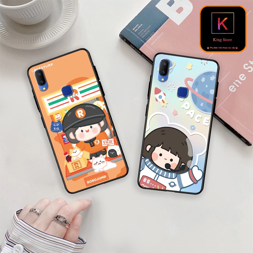 Ốp lưng Vivo V11 - Vivo V11i - Ốp in hình Ngân hà &amp; RoroJump siêu đẹp