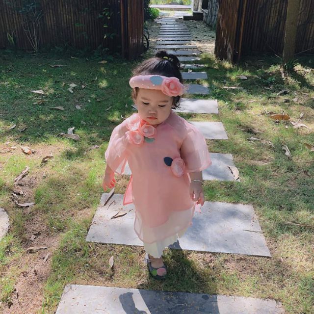 Set áo dài mom phạm trang