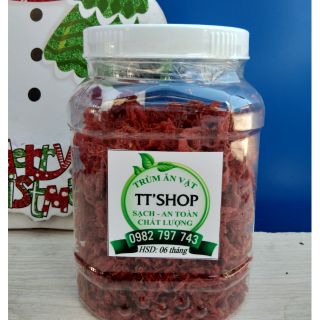 2hủ (1kg) khô bò sợi (heo giả bò) (tặng bịch bánh tráng trộn)