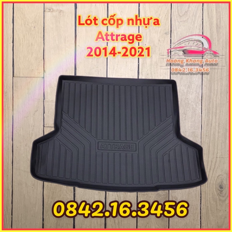 Lót Cốp Nhựa Attrage 2014 - 2021 Loại Nhựa Dẻo Ko Mùi