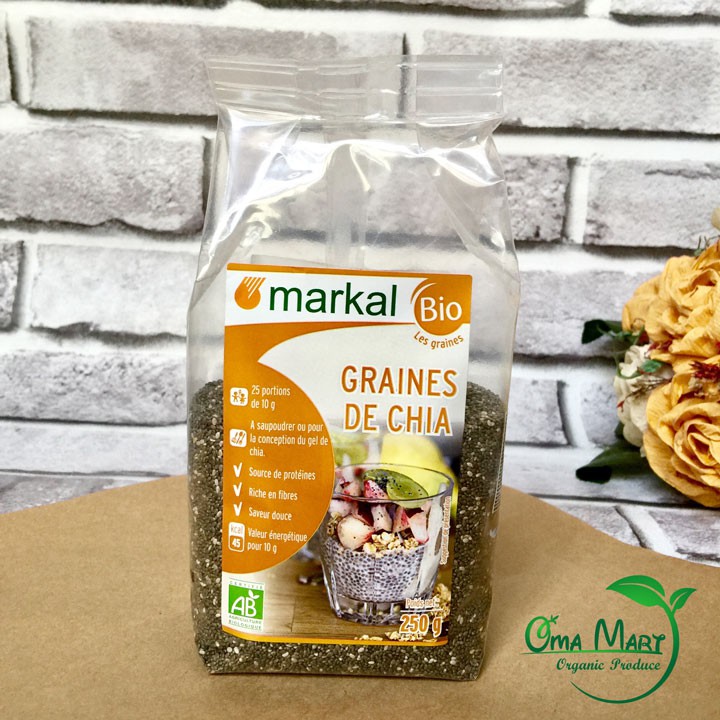 Hạt Chia Hữu Cơ Markal 250g