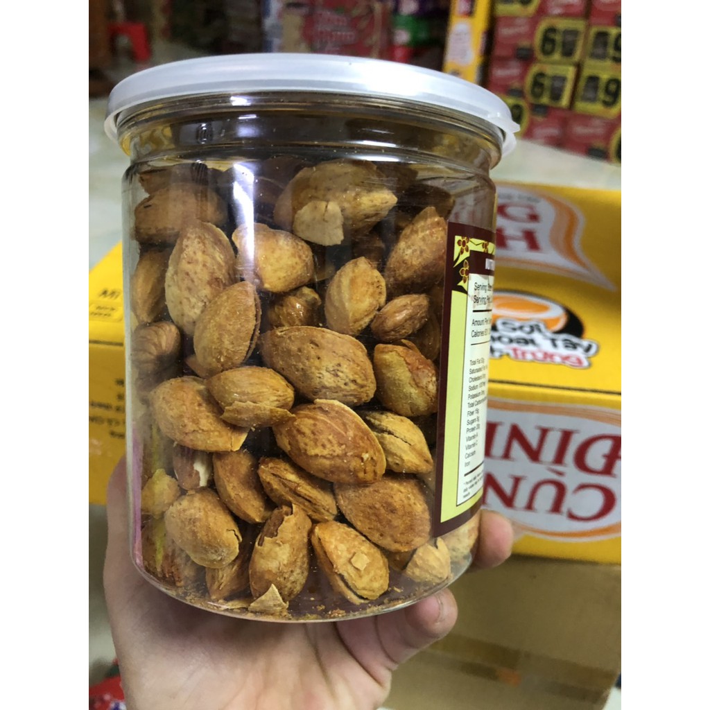 HẠNH NHÂN VỎ LỤA HÀ THÀNH LỌ 400G