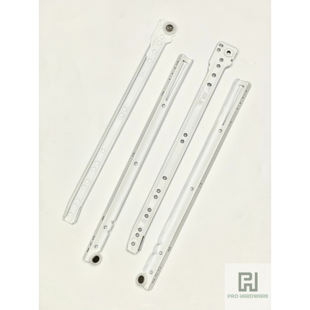 Ray trượt đơn dài 400mm màu trắng