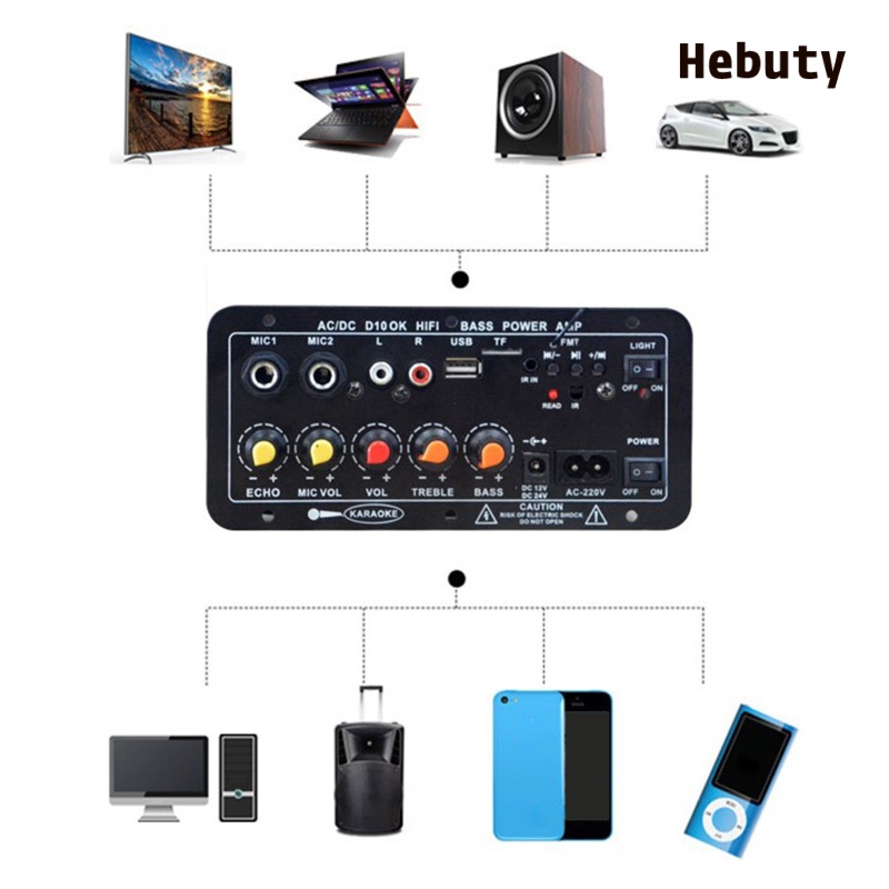Bảng Mạch Khuếch Đại Âm Thanh Mono Amply Bluetooth 4.2 30-120W Dùng Cho Karaoke Tại Nhà