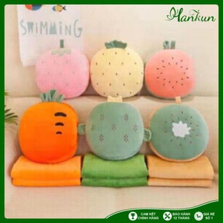 Bộ chăn gối văn phòng đa năng hình quả-hình thú