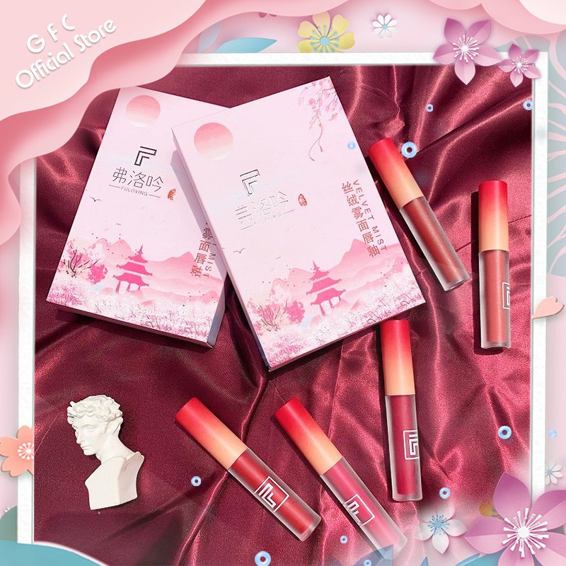 Chị Mỹ Set 4 Lẻ Cây Son Kem Lì Vỏ Đám Mây Trong Suốt | BigBuy360 - bigbuy360.vn