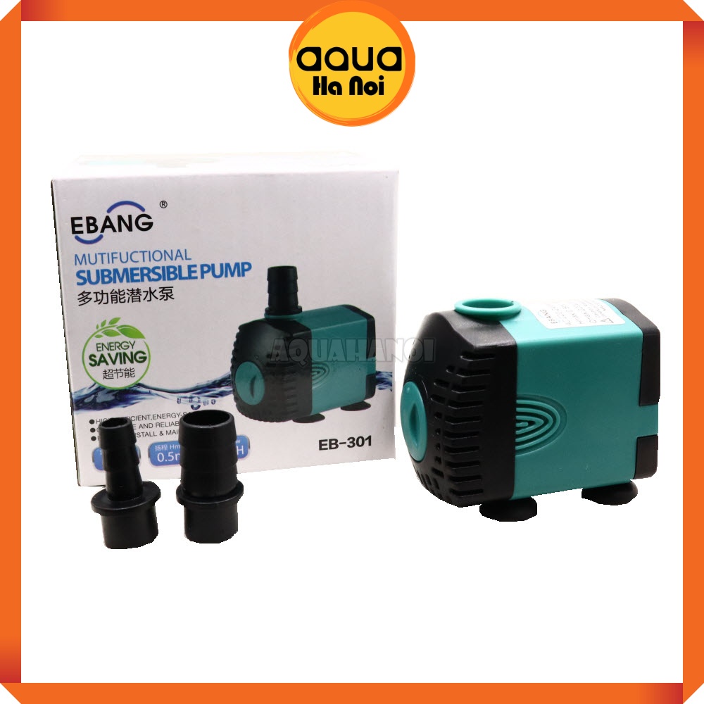 Máy bơm chìm Ebang EB 301/302/303/304/305/306/307/308 - Máy bơm nước hồ cá thủy sinh siêu êm