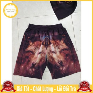 Quần đùi nam 3d💖freeship💖quần short 3d nam thời trang chất vải co dãn mát hot 2020