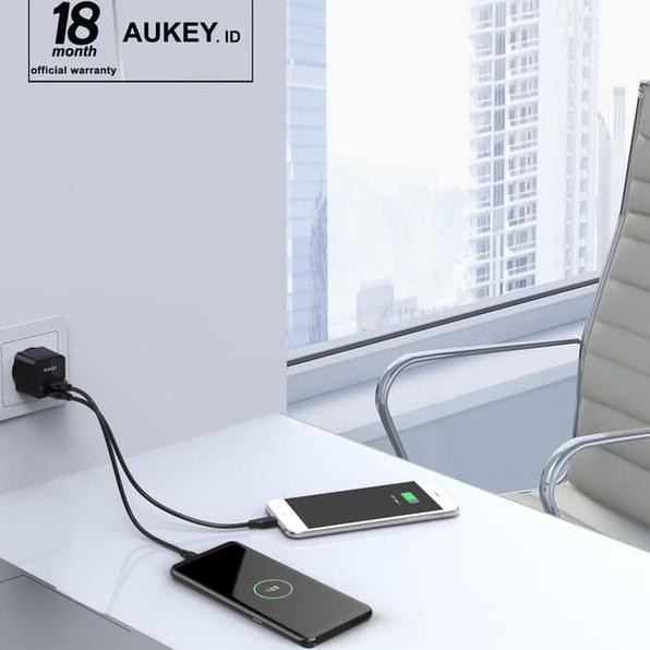 AUKEY Củ sạc gắn tường 2 cổng PA-U32 Mini