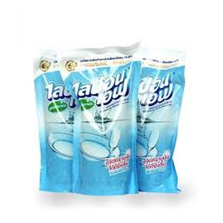 Combo 3 túi Nước rửa chén bát không mùi Lipon Thái lan túi 550ml